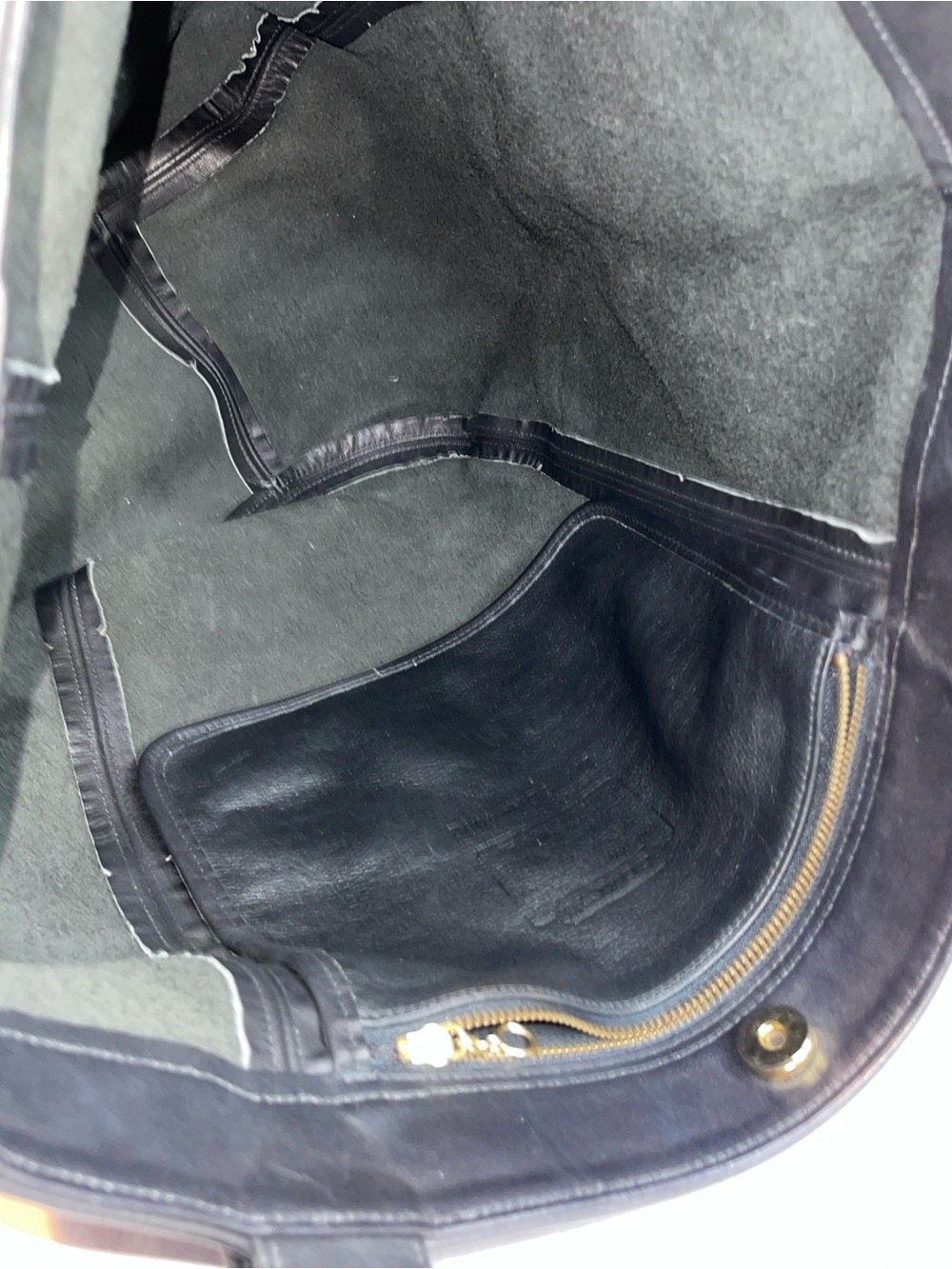 Coach 5DH-4082 Vintage 90s Black Glove Tanned Leather Tote Bag made in the USA - Picture 9 of 11